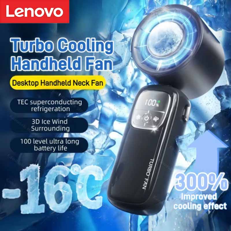 Portable Blender Usb Rechargeable - Lenovo 30000RPM Handheld Eletric Turbo Fan
