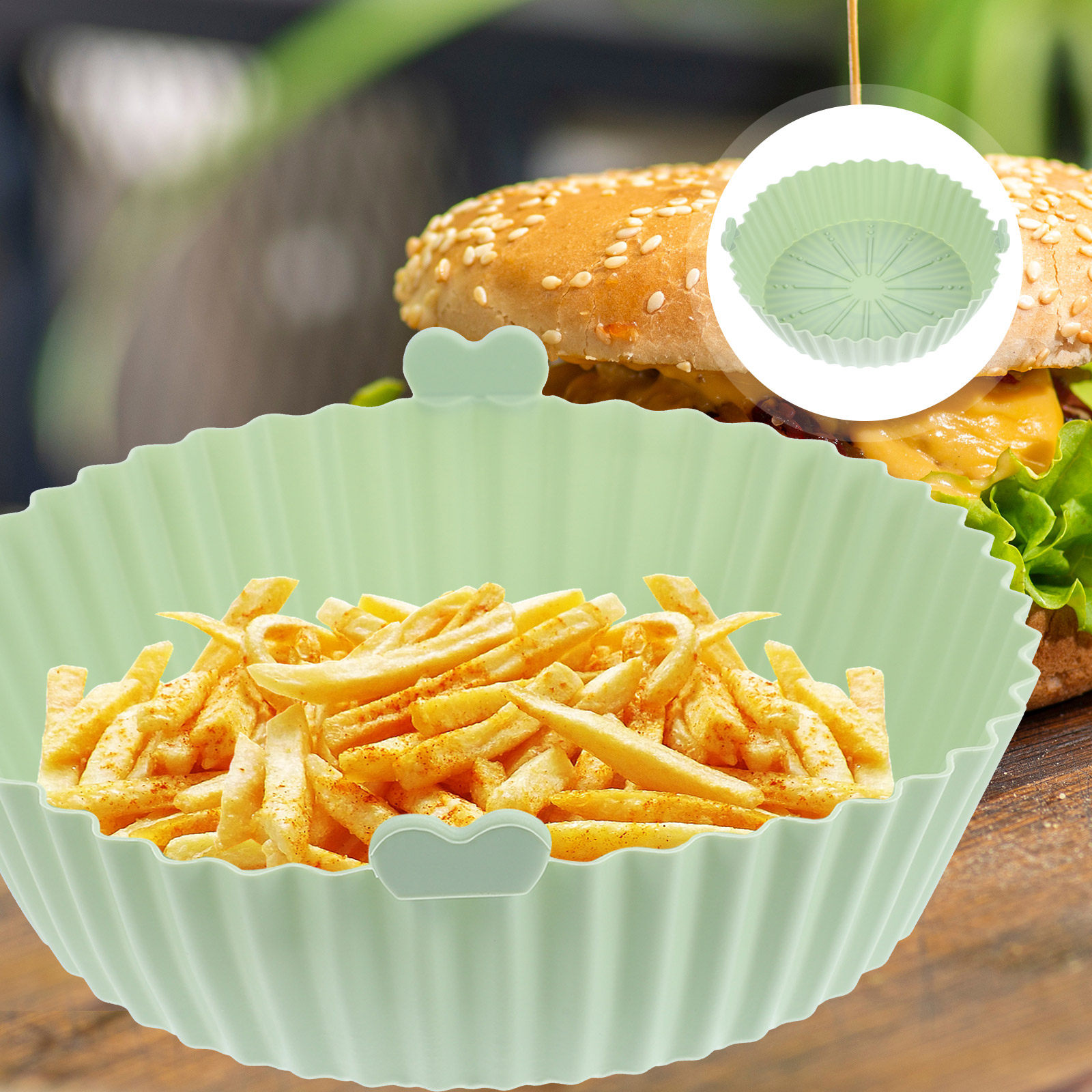 Air Fryer Mat Household Silico - огляд і ціна Air Fryer Silicone Pot Liner