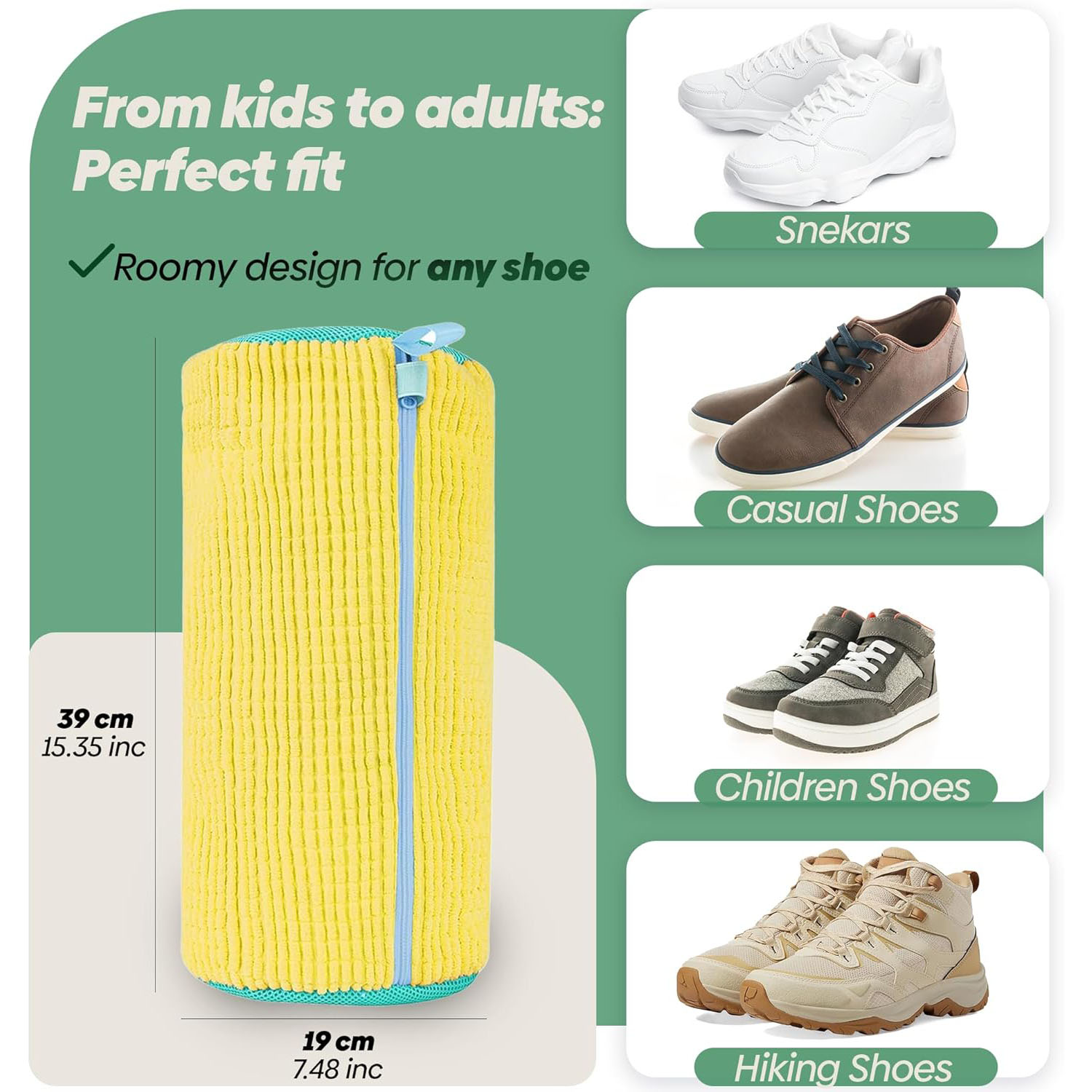 1PCS Wash Shoes Bag Padded Net - огляд і ціна Laundry