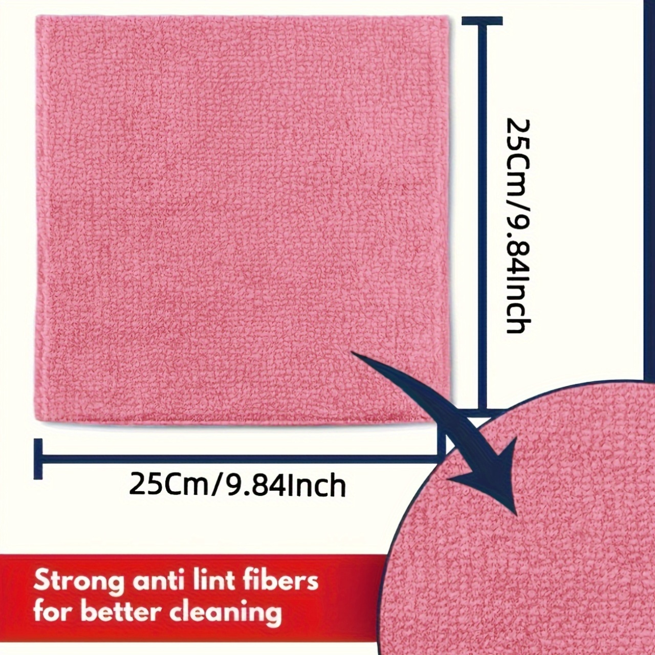 1-50Pcs Light Pink Microfiber  - огляд і ціна Kitchen Appliances